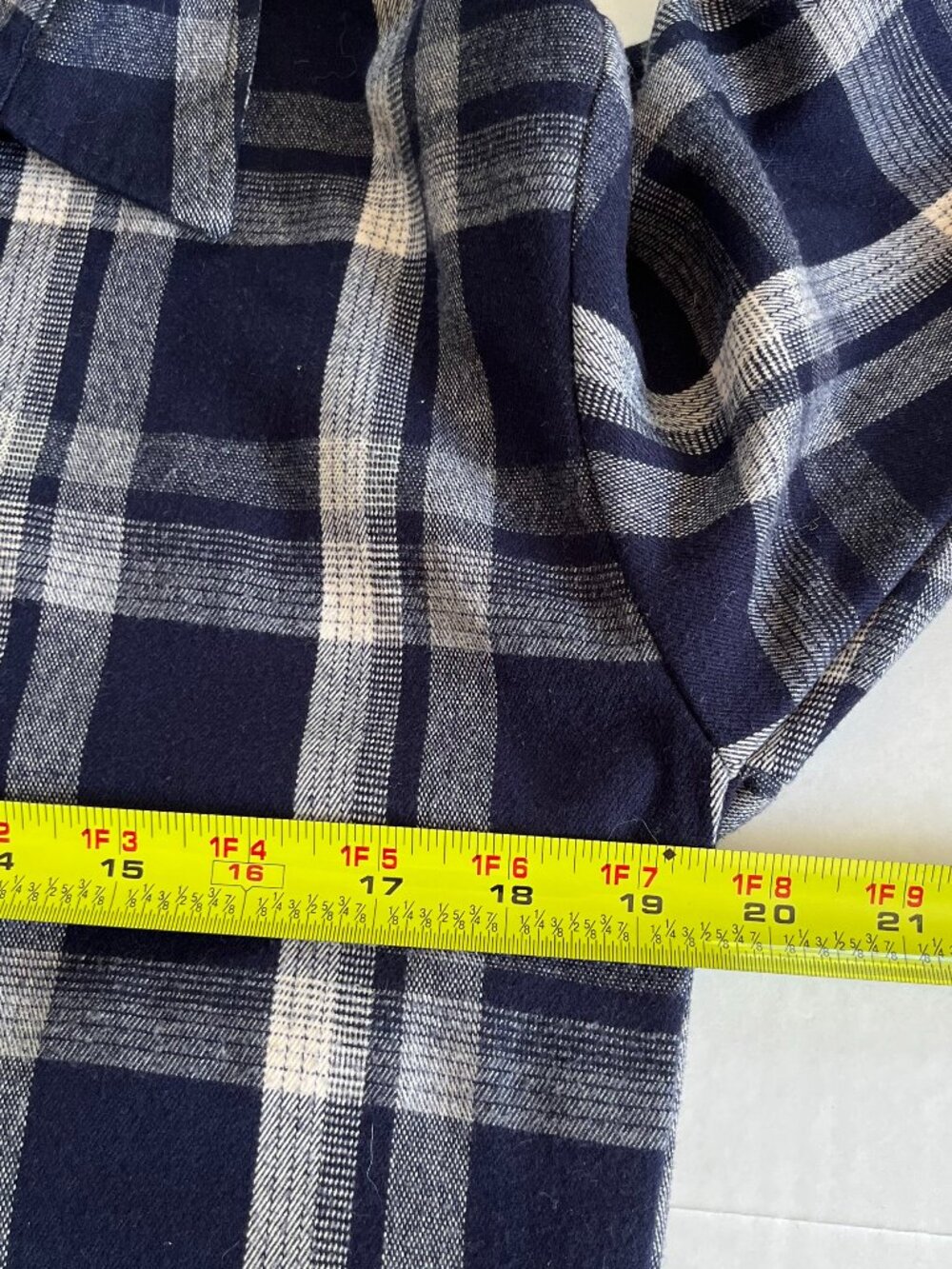 Lulus Sz S Navy Blue Plaid Shirt flannel Midi Dress with pockets Button down - Picture 8 of 10